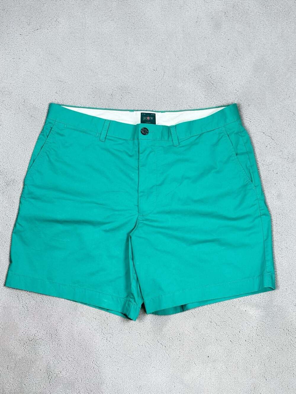 Vintage J.Crew Re-Imagined Teal Chino Shorts, Size 36